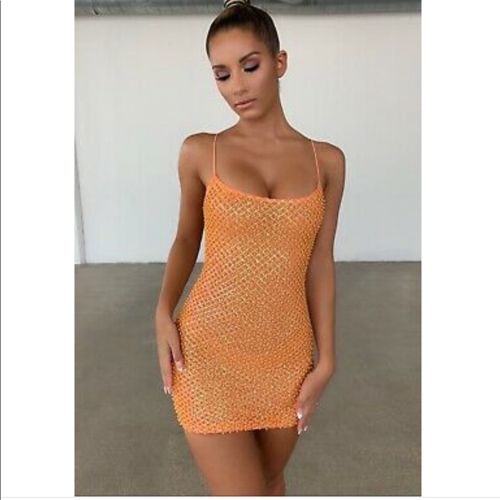 NWOT Oh Polly Drop a Glint mini dress
